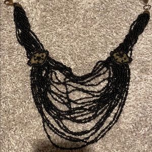Beaded choker necklace